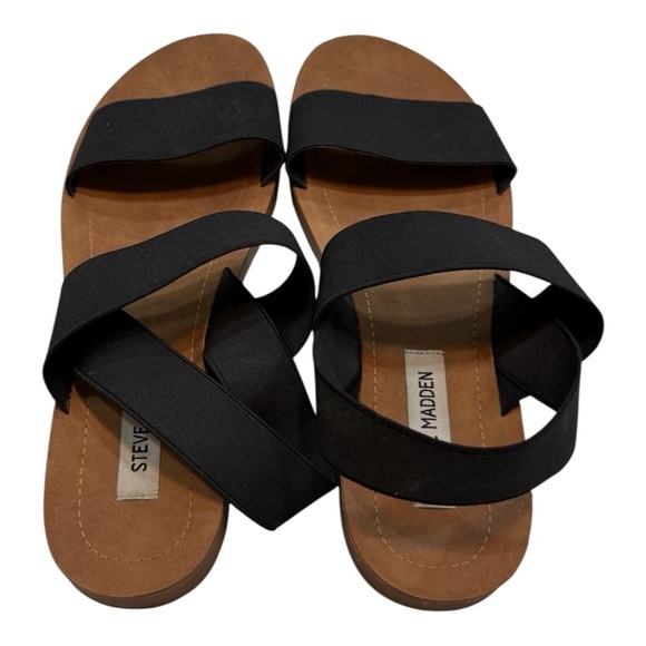 Steve Madden Wide Strap Slingback Sandals Size 10 - Picture 4 of 5